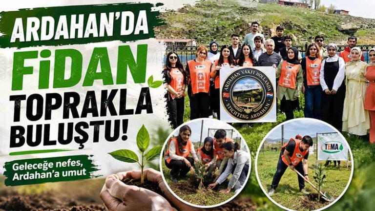 Ardahan’da gönüllülerin katılımıyla gerçekleştirilen fidan dikim etkinliği Ardahan’da gönüllülerin katılımıyla gerçekleştirilen fidan dikim etkinliği