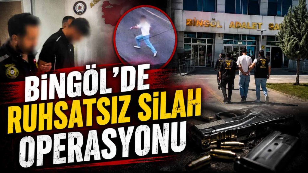 Bingöl’de ruhsatsız silah operasyonu