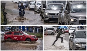 Erzurum’da sağanak yağış sırasında cadde ve sokaklarda oluşan su birikintileri Erzurum’da sağanak yağış sırasında cadde ve sokaklarda oluşan su birikintileri