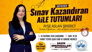 LGS seminerinde velilere sınav sürecine ilişkin bilgilendirme yapılıyor