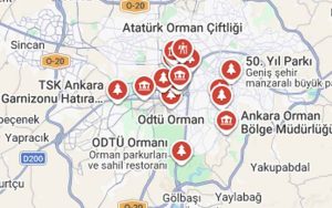 Orman yangını riskine karşı giriş yasağı uygulanan ormanlık alan