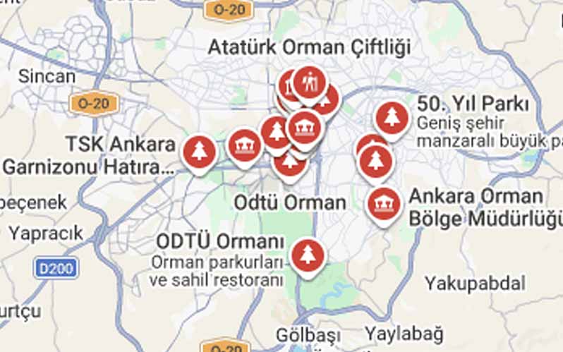 Orman yangını riskine karşı giriş yasağı uygulanan ormanlık alan