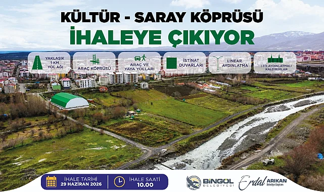 Bingöl’de yapılacak yeni betonarme araç köprüsünün proje görseli Bingöl’de yapılacak yeni betonarme araç köprüsünün proje görseli