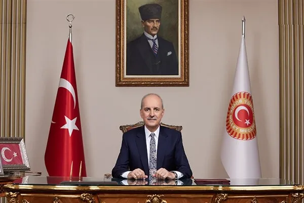 TBMM Başkanı Numan Kurtulmuş, Aksaray heyetiyle bir araya geldi